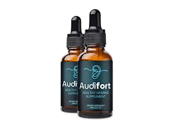 Two bottles of Audifort liquid drops